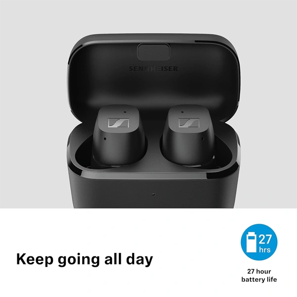 Sennheiser CX True Wireless Ear Earbuds - White - White