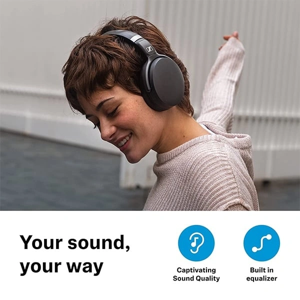 Sennheiser HD 450BT Over Headphone with Mic