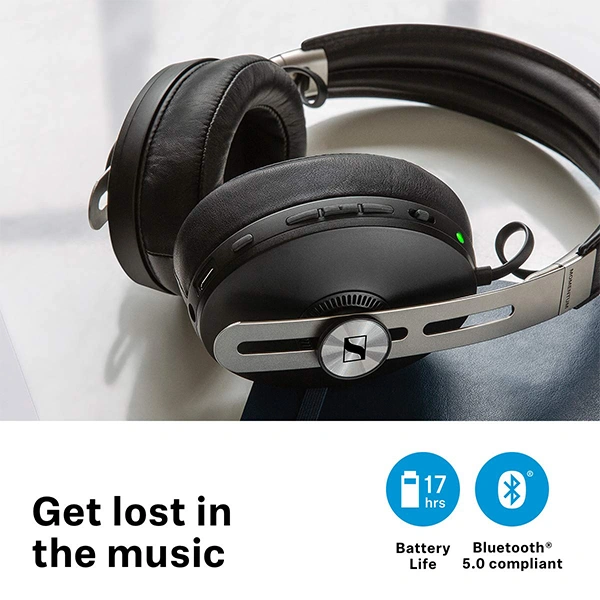 Sennheiser Momentum 3 Wireless Active Noise Cancellation Bluetooth Headphone - Black, Blue, White