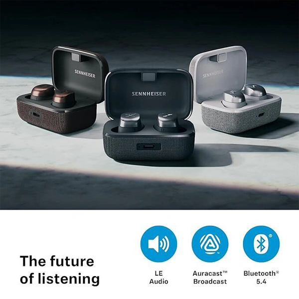 Sennheiser Momentum 4 True Wireless Smart Earbuds - Black Graphite - Black Graphite
