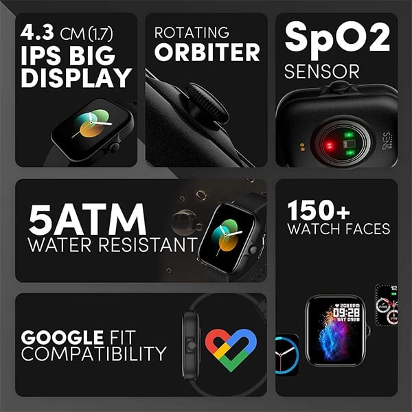 Sens SENS NUTON 1 With 1.7 IPS Display Smart Watch