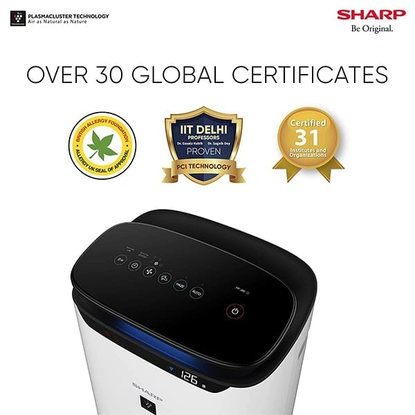 SHARP Sharp FP-J60M-W Room Air Purifier