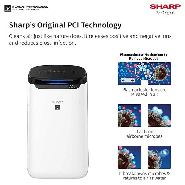 SHARP Sharp FP-J60M-W Room Air Purifier