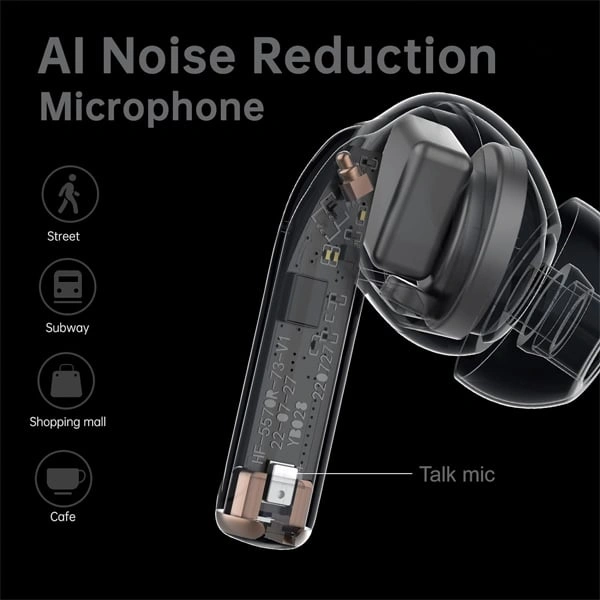 SHKOD AirLits1 Pro True Wireless Earbuds - White - White