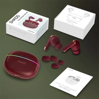 SHKOD AirLits5 Pro True Wireless Earbuds - Wine Red - Wine Red