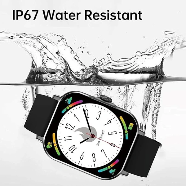 SHKOD Watch 3 Pro 2.01" HD Always on Display Smart Watch - Black - Black