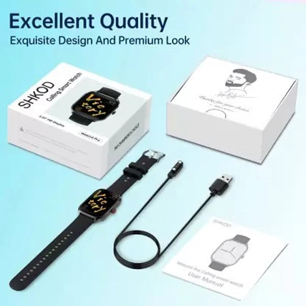 SHKOD Watch 5 Pro Smart Watch - Black - Black