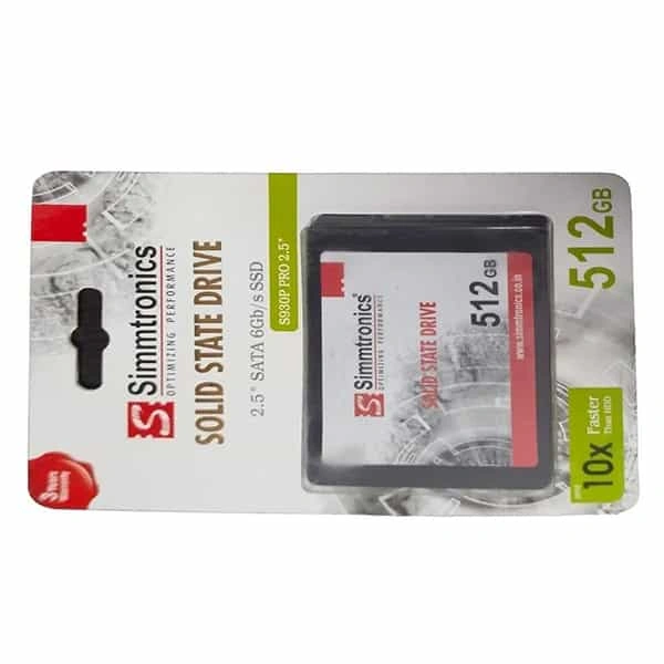 Simmtronics 2.5 Sata Solid State Drive - SSD - 512 GB