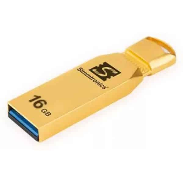 Simmtronics 3.0 USB Flash Drive with Metal Body - 16 GB
