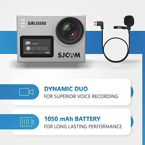 SJCAM SJ6 Legend Optical 16 MP 4K LCD Touch Screen Action Camera