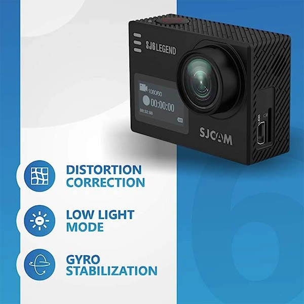 SJCAM SJ6 Legend Optical 16 MP 4K LCD Touch Screen Action Camera