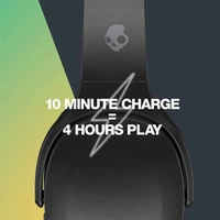 Skullcandy Crusher Evo Bluetooth Headphone - Black - Black