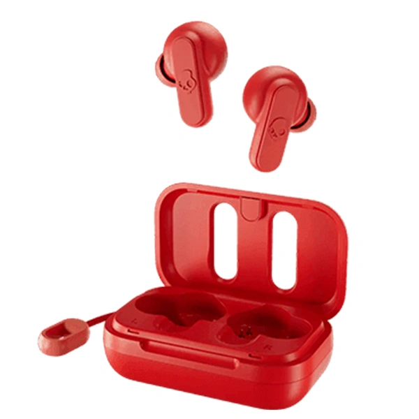 Skullcandy Dime Bluetooth Truly Wireless Earbuds - golden age Red - golden age Red