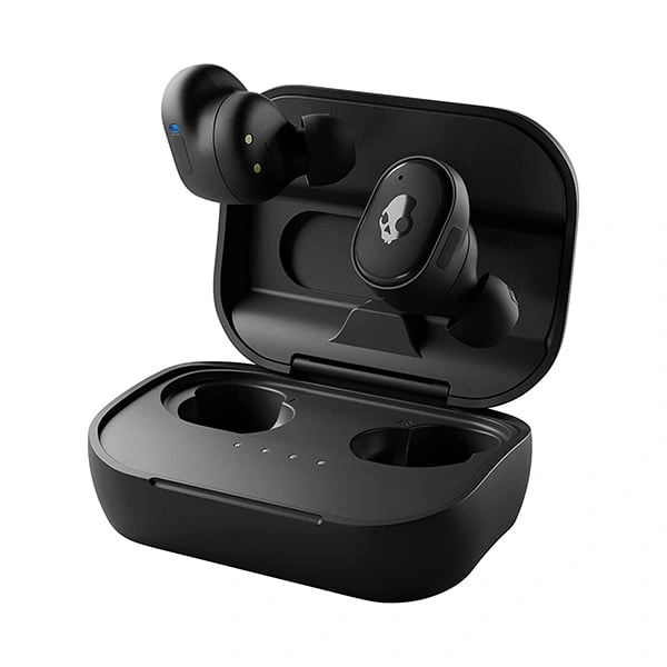 Skullcandy Grind Bluetooth Truly Wireless in Ear Earbuds with Mic with Voice Control - Black - Black