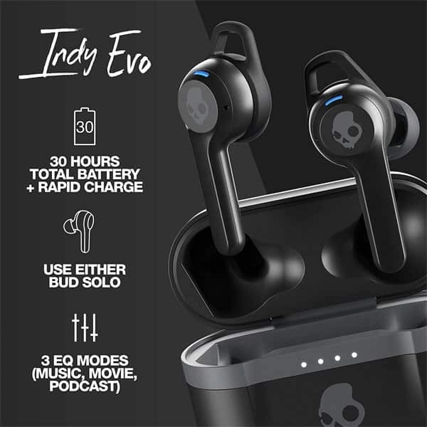 Skullcandy Indy Evo Truly Wireless Bluetooth Earbuds - Pure Mint - Pure Mint