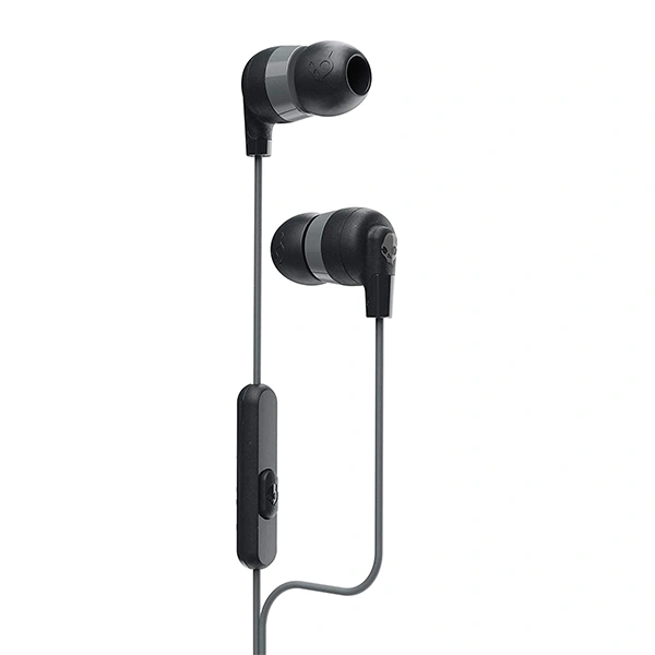 Skullcandy Inkd Plus Wired in Ear Earphones with Mic - Black - Black