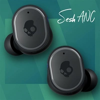 Skullcandy Sesh ANC True Wireless in-Ear Earbuds - Black, Light Grey Blue
