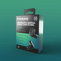 Skullcandy Sesh ANC True Wireless in-Ear Earbuds - Black, Light Grey Blue