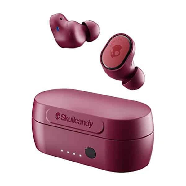 Skullcandy Sesh Evo Wireless Earbuds - Red Deep - Red Deep