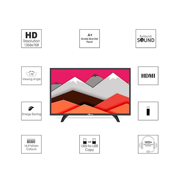 Skywall SkyWall 24SWN 60.96 cm (24 inches) HD Ready LED TV