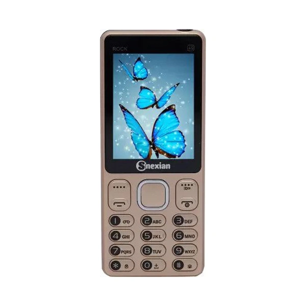Snexian ROCK 4G Phone with Dual Sim - Gold - Gold