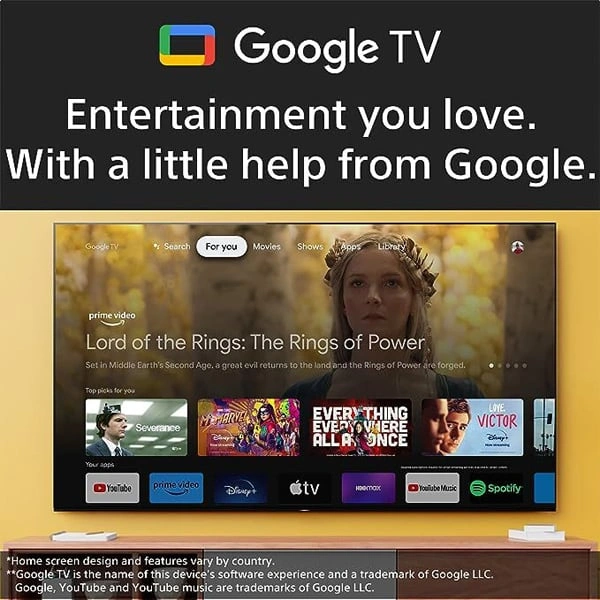 Sony Bravia 108 cm (43 inches) 4K Ultra HD Smart LED Google TV KD-43X75L - Black