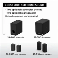 Sony HT-A7000 500 Watts 7.1.2 Channel Soundbar with Supreme Surround Sound and Dolby Atmos - Black