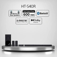 Sony HT-S40R 5.1CH Dolby Audio Soundbar for TV with Subwoofer & Wireless Rear Speakers - Black