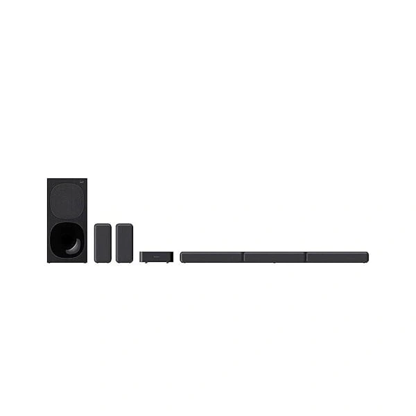 Sony HT-S40R 5.1CH Dolby Audio Soundbar for TV with Subwoofer & Wireless Rear Speakers - Black