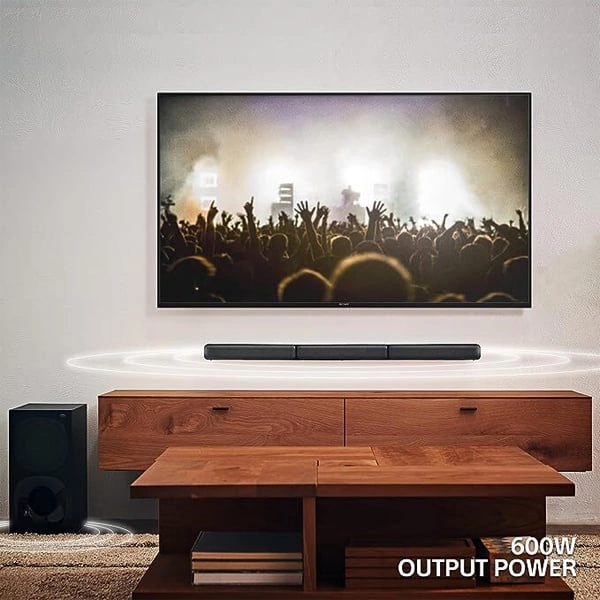 Sony HT-S40R 5.1CH Dolby Audio Soundbar for TV with Subwoofer & Wireless Rear Speakers - Black