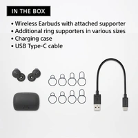 Sony LinkBuds WF-L900 Bluetooth Earbuds - White - White