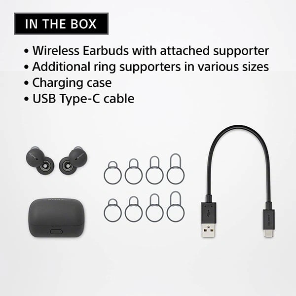 Sony LinkBuds WF-L900 Bluetooth Earbuds - White - White