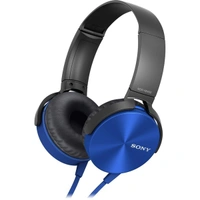 Sony MDR-XB450AP Wired Extra Bass Headphones - Black - Black