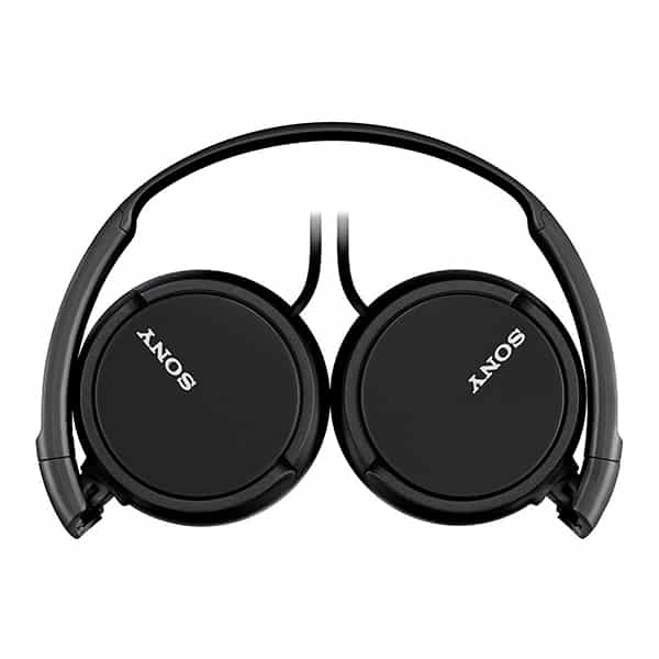 Sony MDR-ZX110AP Wired On-Ear Headphones - Black - Black