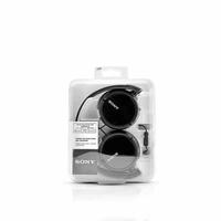 Sony MDR-ZX110AP Wired On-Ear Headphones - Black - Black