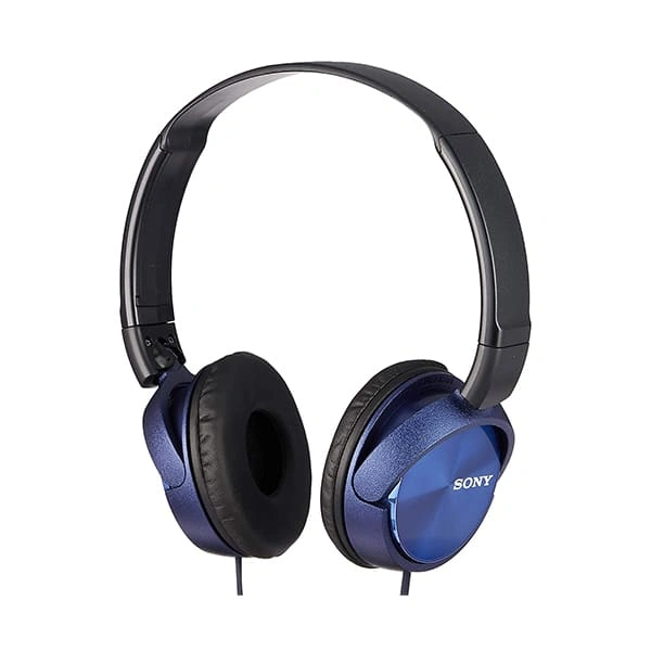 Sony MDR-ZX310AP On-ear Wired Sound Monitoring Headphones with mic - Blue - Blue