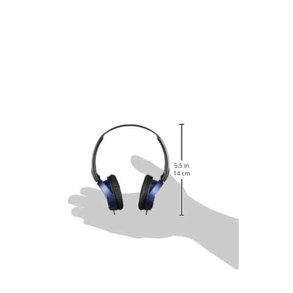 Sony MDR-ZX310AP On-ear Wired Sound Monitoring Headphones with mic - Red - Red