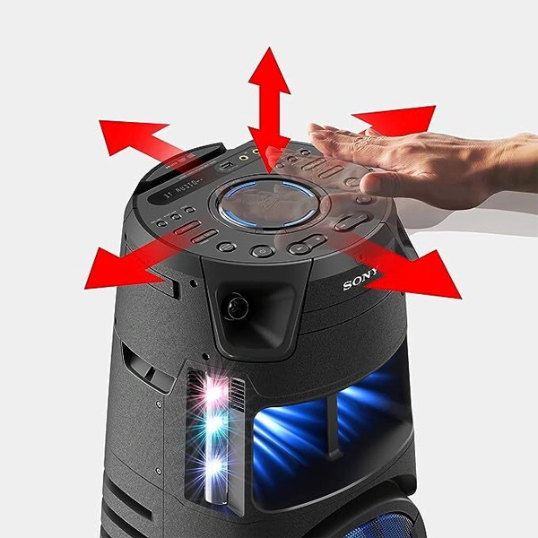 Sony MHC-V43D Wireless High Power Party Speaker with Bluetooth Connectivity - Black
