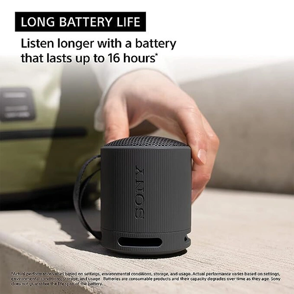 Sony SRS-XB100 Wireless Bluetooth Portable Speaker - Orange - Orange