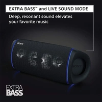 Sony SRS-XB43 Wireless Extra Bass Bluetooth Speaker - Black - Black