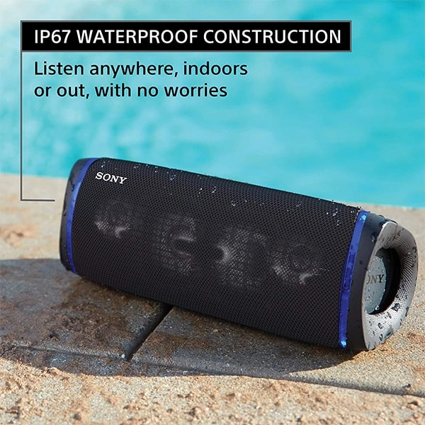 Sony SRS-XB43 Wireless Extra Bass Bluetooth Speaker - Black - Black