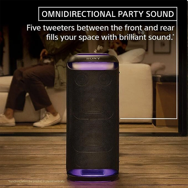 Sony SRS-XV800 X-Series Wireless Portable Bluetooth Karaoke Party Speaker - Black