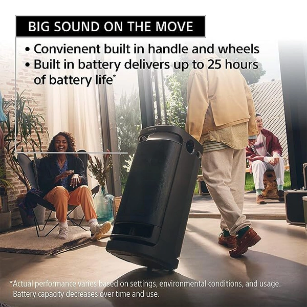 Sony SRS-XV900 X-Series Wireless Portable Bluetooth Party Speaker - Black