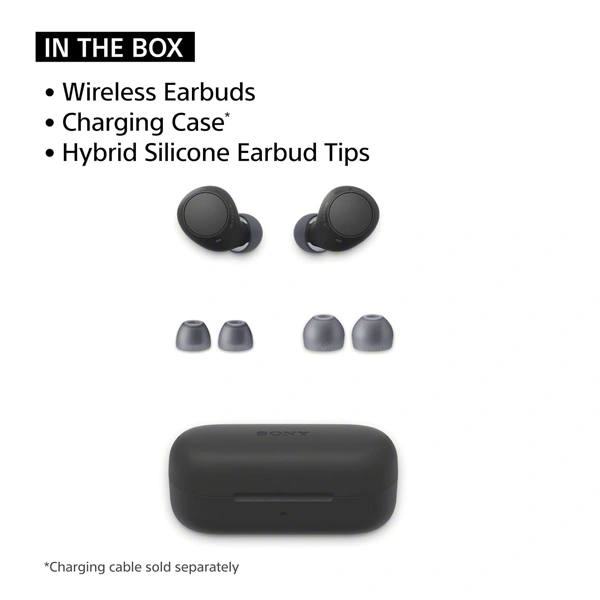 Sony Wf-C510 Truly Wireless Bluetooth Earbuds - White - White