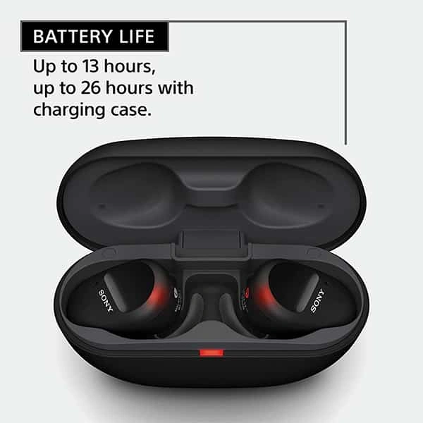 Sony WF-SP800N Bluetooth Truly Wireless Earbuds - White - White