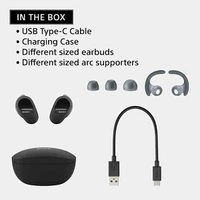 Sony WF-SP800N Bluetooth Truly Wireless Earbuds - White - White