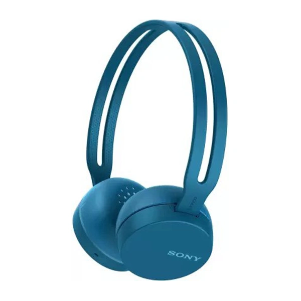 Sony WH-CH400 Wireless On Ear Headphones - Blue - Blue