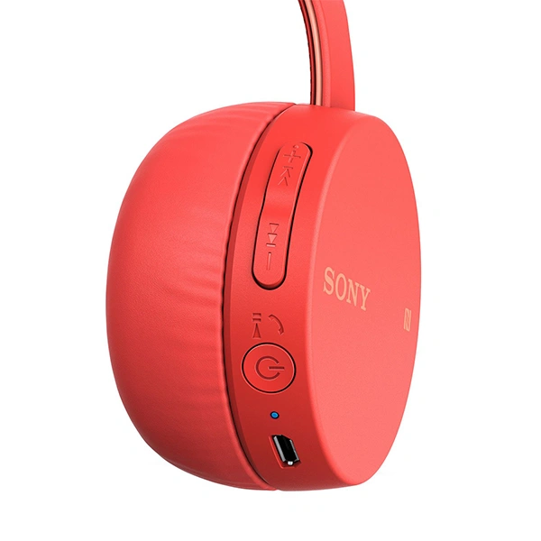 Sony WH-CH400 Wireless On Ear Headphones - Blue - Blue