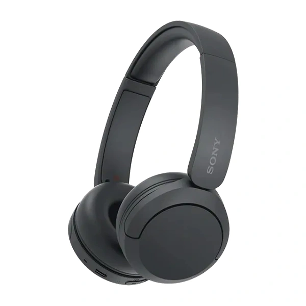 Sony WH-CH520 Wireless On-Ear Bluetooth Headphones with Mic - Black - Black