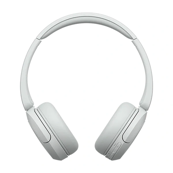 Sony WH-CH520 Wireless On-Ear Bluetooth Headphones with Mic - White - White